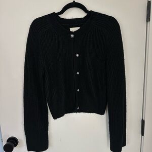 Abercrombie & Fitch Black Cardigan Sweater